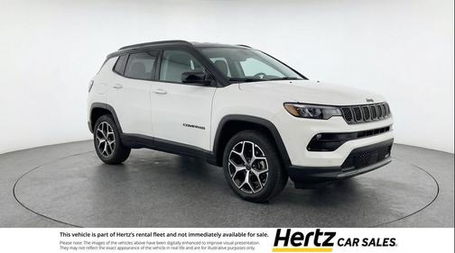 Bright White Clearcoat 2025 Jeep Compass Limited