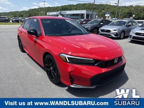 Red 2025 Honda Civic Sport