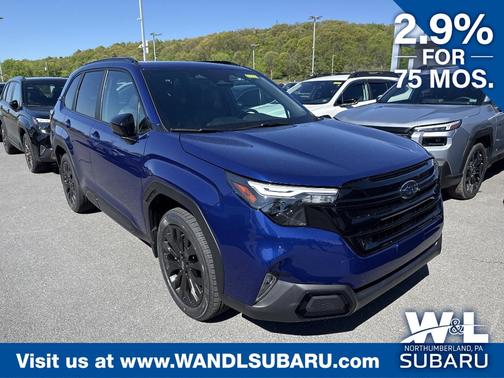 Sapphire Blue Pearl 2026 Subaru Forester Sport