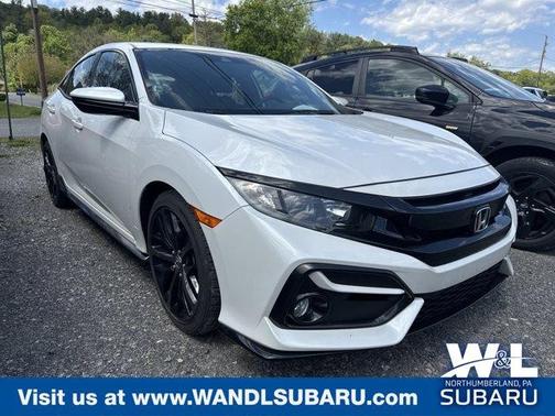 White 2021 Honda Civic Sport