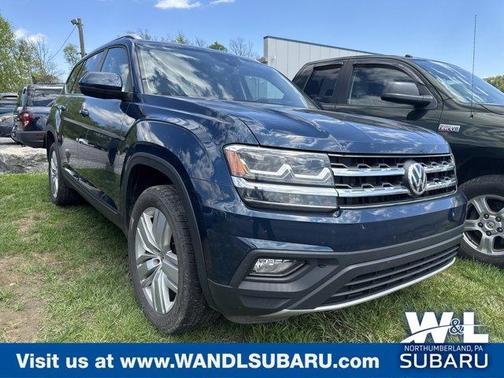 Tourmaline Blue Metallic 2019 Volkswagen Atlas 3.6L SE w/Technology