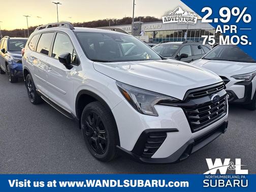 Crystal White Pearl 2026 Subaru Ascent Onyx Edition Touring