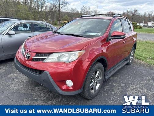 Red 2015 Toyota RAV4 XLE