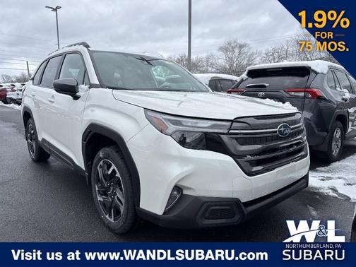 Crystal White Pearl 2026 Subaru Forester Limited