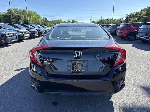 Black 2017 Honda Civic LX