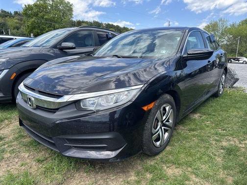 Black 2017 Honda Civic LX