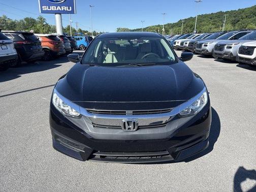 Black 2017 Honda Civic LX