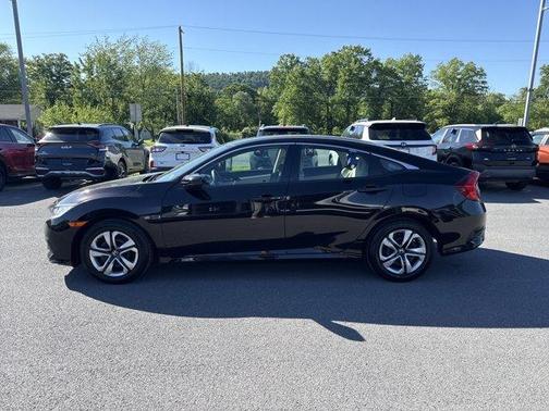 Black 2017 Honda Civic LX