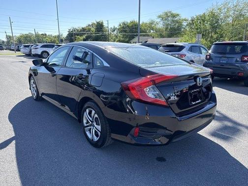 Black 2017 Honda Civic LX