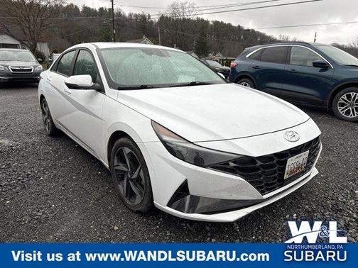 Ceramic White 2023 Hyundai ELANTRA HEV Limited