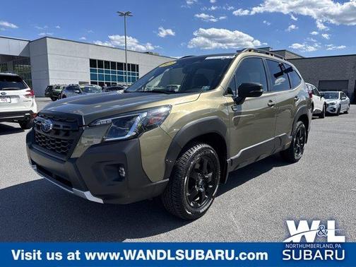 Autumn Green Metallic 2023 Subaru Forester Wilderness