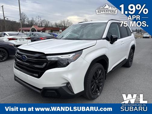 Crystal White Pearl 2026 Subaru Forester Sport