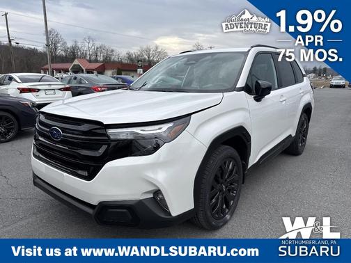 Crystal White Pearl 2026 Subaru Forester Sport