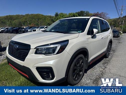 Crystal White Pearl 2021 Subaru Forester Sport