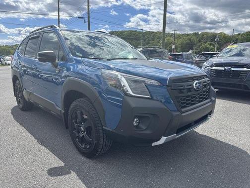 Geyser Blue 2022 Subaru Forester Wilderness