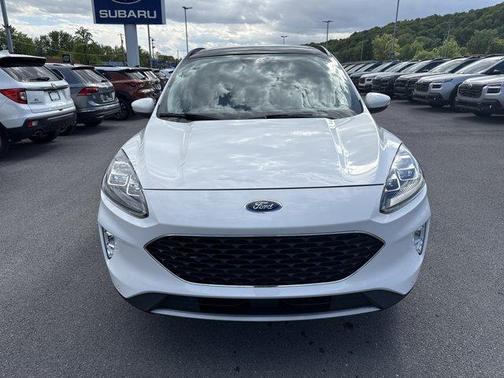 White 2020 Ford Escape Titanium Hybrid