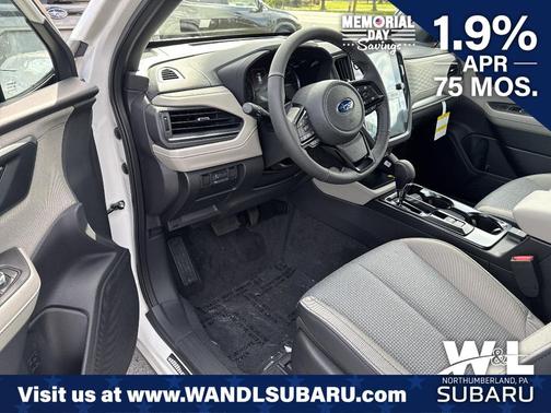 Crystal White Pearl 2026 Subaru Forester Premium