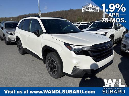 Crystal White Pearl 2026 Subaru Forester Premium