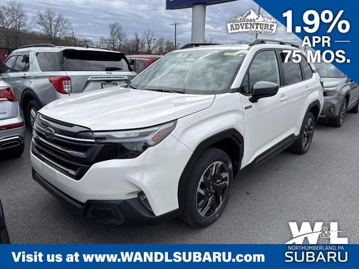 Crystal White Pearl 2026 Subaru Forester Limited