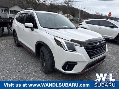 Crystal White Pearl 2023 Subaru Forester 2.5i Sport