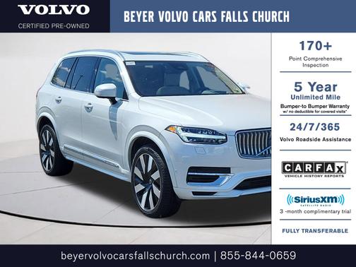 2024 Volvo XC90 Recharge Plug-In Hybrid T8 Ultimate Bright 7-Seater