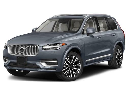 Platinum Gray Metallic 2023 Volvo XC90 Recharge Plug-In Hybrid T8 Plus Dark Theme 7 Passenger