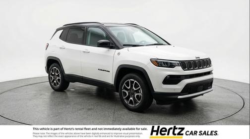 Bright White Clearcoat 2025 Jeep Compass Trailhawk
