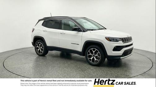 Bright White Clearcoat 2025 Jeep Compass Limited