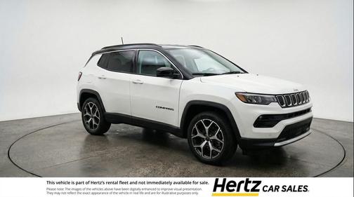 Bright White Clearcoat 2025 Jeep Compass Limited