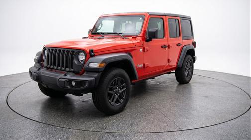 Firecracker Red Clearcoat 2025 Jeep Wrangler Sport S