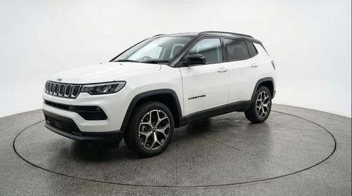 Bright White Clearcoat 2025 Jeep Compass Limited