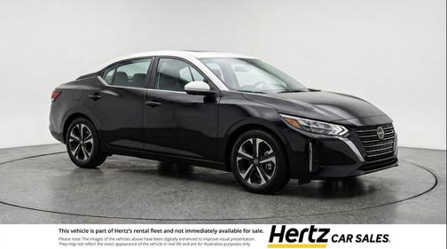 Super Black 2025 Nissan Sentra SV