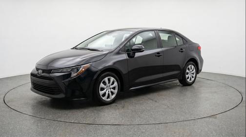 Midnight Black Metallic 2025 Toyota Corolla LE