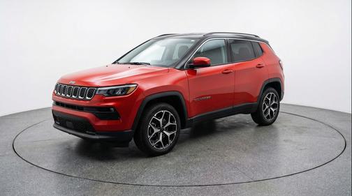 Red Hot Pearlcoat 2025 Jeep Compass Limited