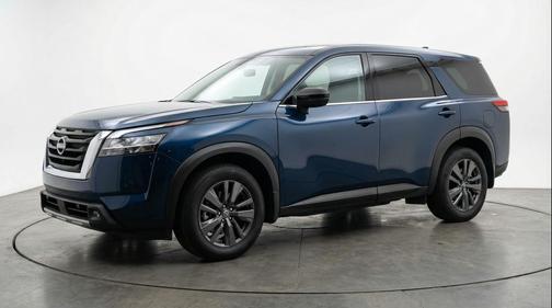 Deep Ocean Blue Pearl 2025 Nissan Pathfinder SV FWD