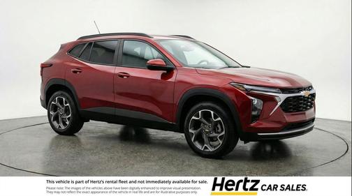 Crimson Metallic 2025 Chevrolet Trax LT