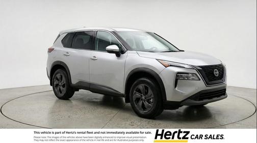 Brilliant Silver Metallic 2025 Nissan Rogue SV