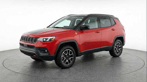 Red Hot Pearlcoat 2025 Jeep Compass Trailhawk