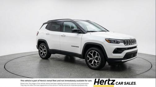 Bright White Clearcoat 2025 Jeep Compass Limited