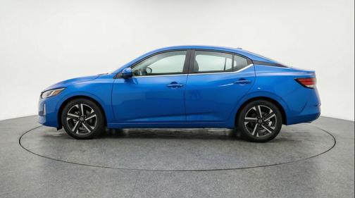 Electric Blue Metallic 2025 Nissan Sentra SV