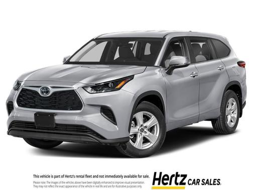 Celestial Silver Metallic 2025 Toyota Highlander LE