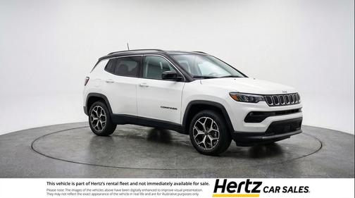 Bright White Clearcoat 2025 Jeep Compass Limited