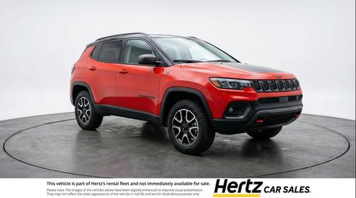 Red Hot Pearlcoat 2025 Jeep Compass Trailhawk