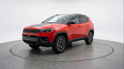 Red Hot Pearlcoat 2025 Jeep Compass Trailhawk