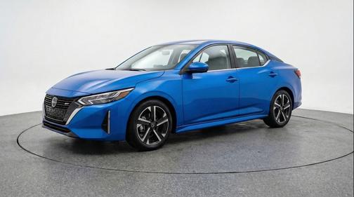 Electric Blue Metallic 2025 Nissan Sentra SV