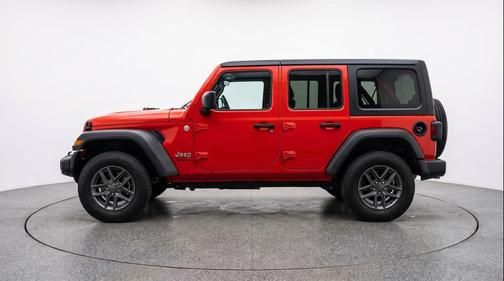 Firecracker Red Clearcoat 2025 Jeep Wrangler Sport S