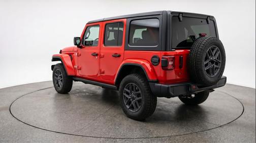 Firecracker Red Clearcoat 2025 Jeep Wrangler Sport S