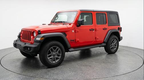 Firecracker Red Clearcoat 2025 Jeep Wrangler Sport S