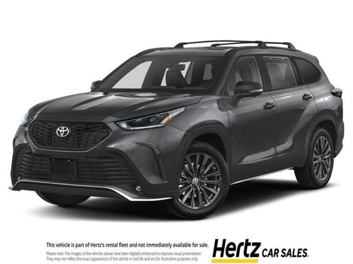 Magnetic Gray Metallic 2025 Toyota Highlander LE