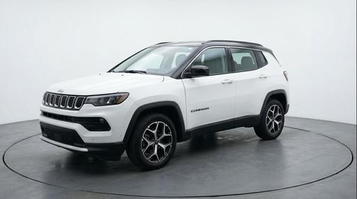 Bright White Clearcoat 2025 Jeep Compass Limited
